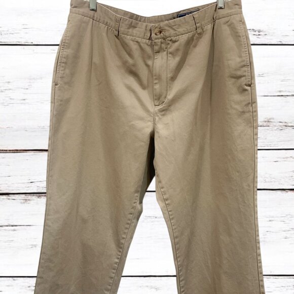 Vineyard Vines Pants Mens 40x30 Khaki Straight Leg Shep Ian Classic Golf Chino - Picture 1 of 11